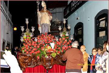 Imagen de San Gregorio Taumaturgo que se venera en Telde/FJS Fotografía e Ildefonso Rodríguez.